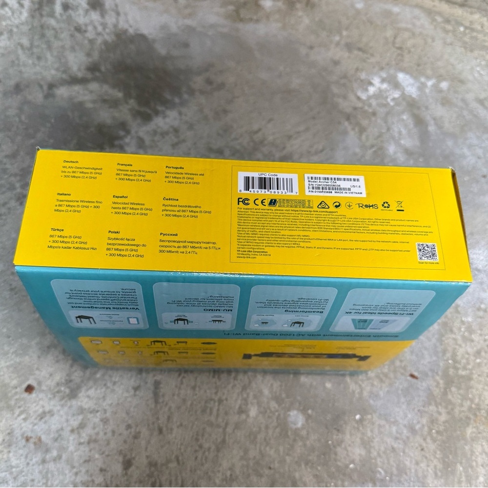 TP-Link Archer C54 AC1200 WiFi Router Open Box - Picture 6 of 7
